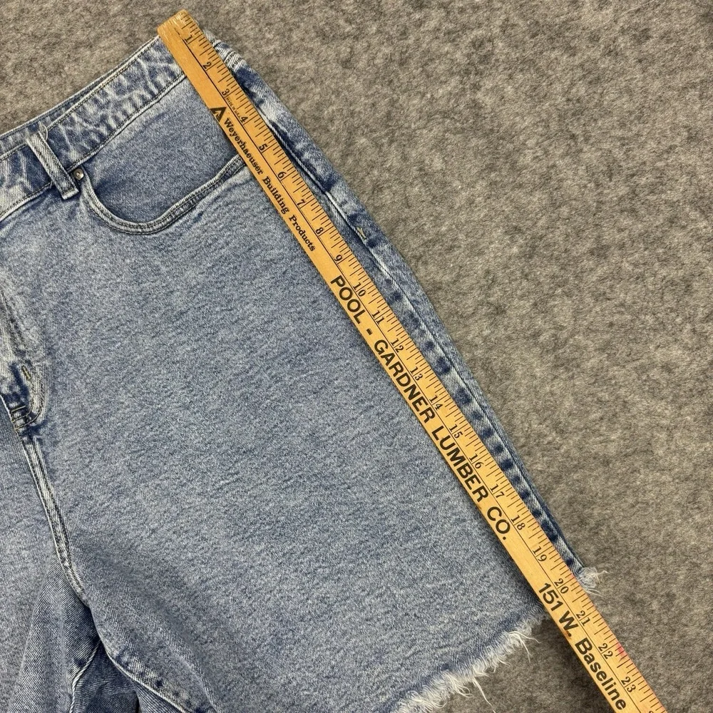 Lane Bryant Jean Shorts Signature Fit Mid Rise‎ Boyfriend Bermuda Plus Size 20